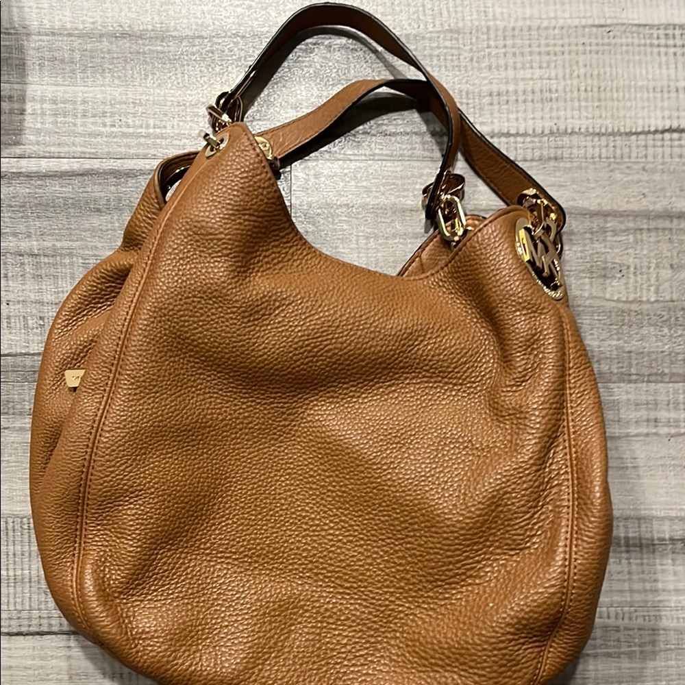 Brown Leather Hobo Bag